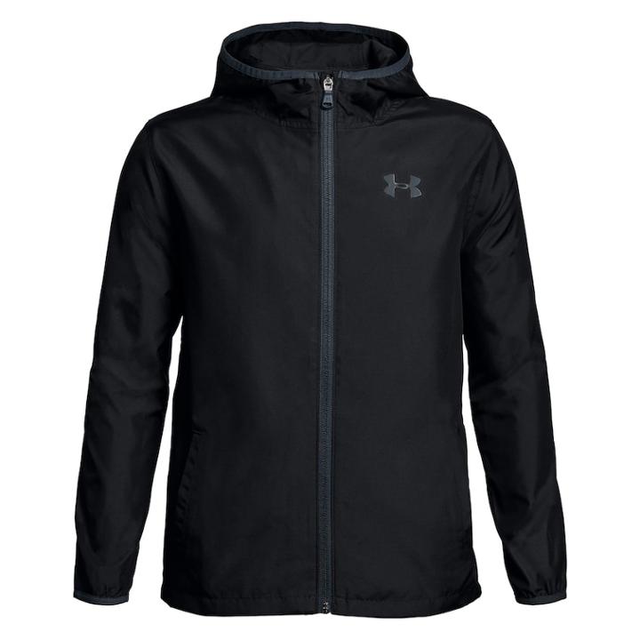 Boys 8-20 Under Armour Sackpack Jacket, Size: Medium, Black
