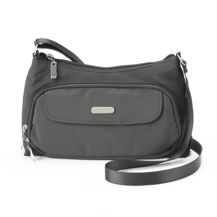 Women's Baggallini Everyday Satchel Bag, Dark Grey