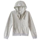 Girls 7-16 Cloud Chaser Foil Star Pattern Hoodie, Girl's, Size: Medium, Dark Grey