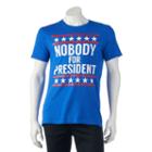 Men's Nobody For President Tee, Size: Medium, Blue (navy)