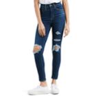 Women's Levi's&reg; Mile High High Waisted Super Skinny Jeans, Size: 26(us 2)m, Med Blue