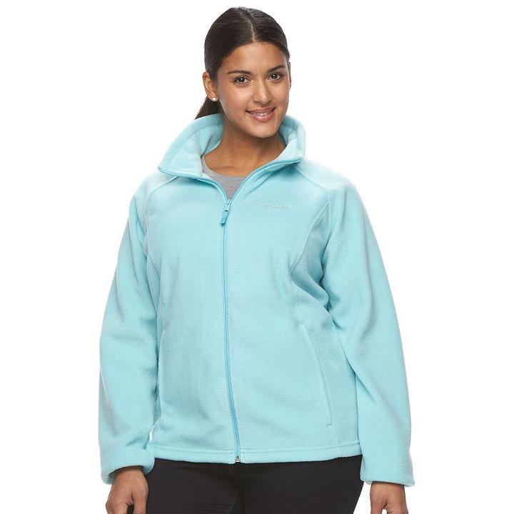 Plus Size Columbia Three Lakes Fleece Jacket, Women's, Size: 1xl, Green Oth