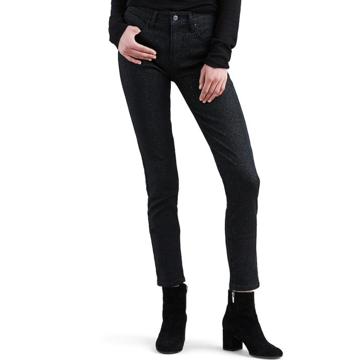 Women's Levi's&reg; 721 Modern Fit High Rise Skinny Jeans, Size: 30(us 10)m, Med Blue