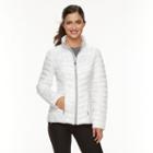 Women's Tek Gear&reg; Lightweight Puffer Jacket, Size: Medium, White