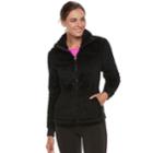 Women's Fila Sport&reg; Francesca Sherpa Fleece Jacket, Size: Xs, Black
