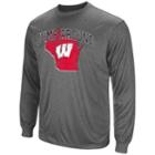 Men's Campus Heritage Wisconsin Badgers Gradient Tee, Size: Xl, Oxford