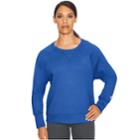 Women's Champion Crewneck Fleece Sweatshirt, Size: Small, Med Blue