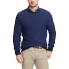 Men's Chaps Regular-fit Crewneck Sweater, Size: Small, Blue (navy)
