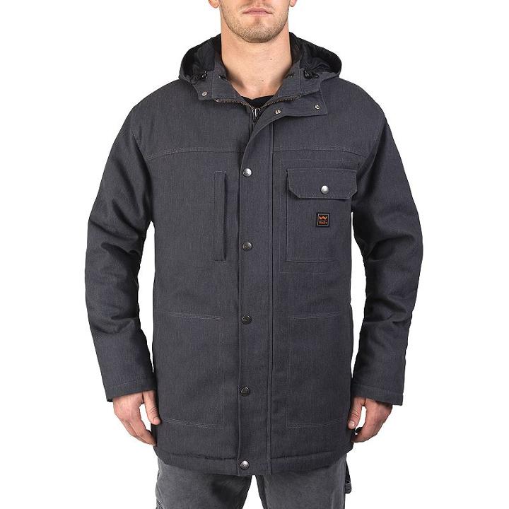 Men's Walls Hooded Kevlar Parka, Size: Xl, Grey