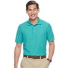 Men's Croft & Barrow&reg; Pique Performance Polo, Size: Xxl, Turquoise/blue (turq/aqua)