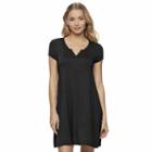 Juniors' So&reg; Solid Swing Dress, Teens, Size: Small, Black