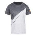 Boys 4-7 Nike Dri-fit Colorblock Logo Graphic Tee, Size: 6, Grey
