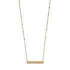 Lc Lauren Conrad It's Complicated Bar Necklace, Women's, Gold