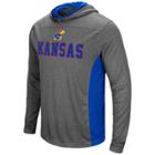 Men's Campus Heritage Kansas Jayhawks Wingman Hoodie, Size: Xxl, Grey (charcoal)