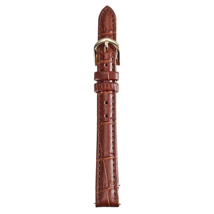 Kreisler Unisex Leather Watch Band - Tx09712bn, Size: 12mm, Brown