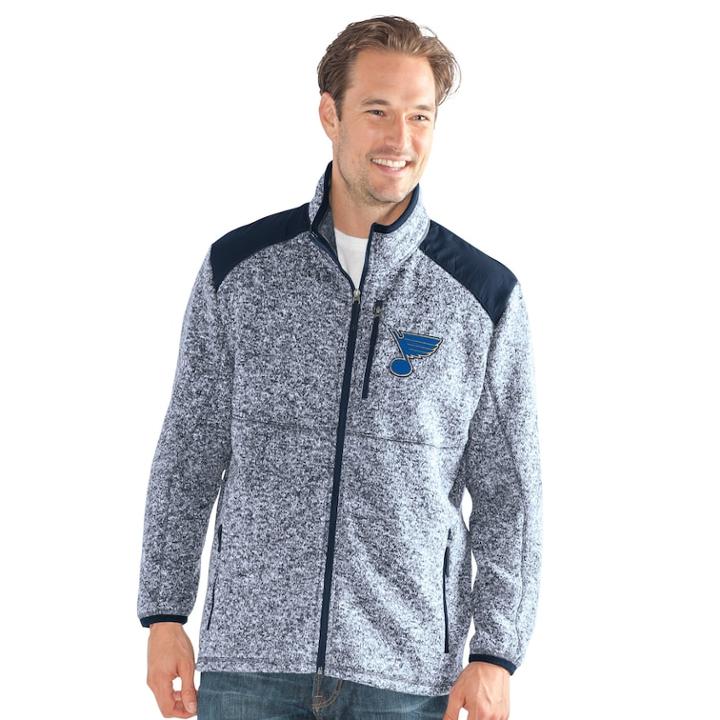 Men's St. Louis Blues Back Country Fleece Jacket, Size: Small, Blue