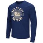 Men's Campus Heritage Pitt Panthers Long-sleeve Graphic Tee, Size: Xl, Dark Blue