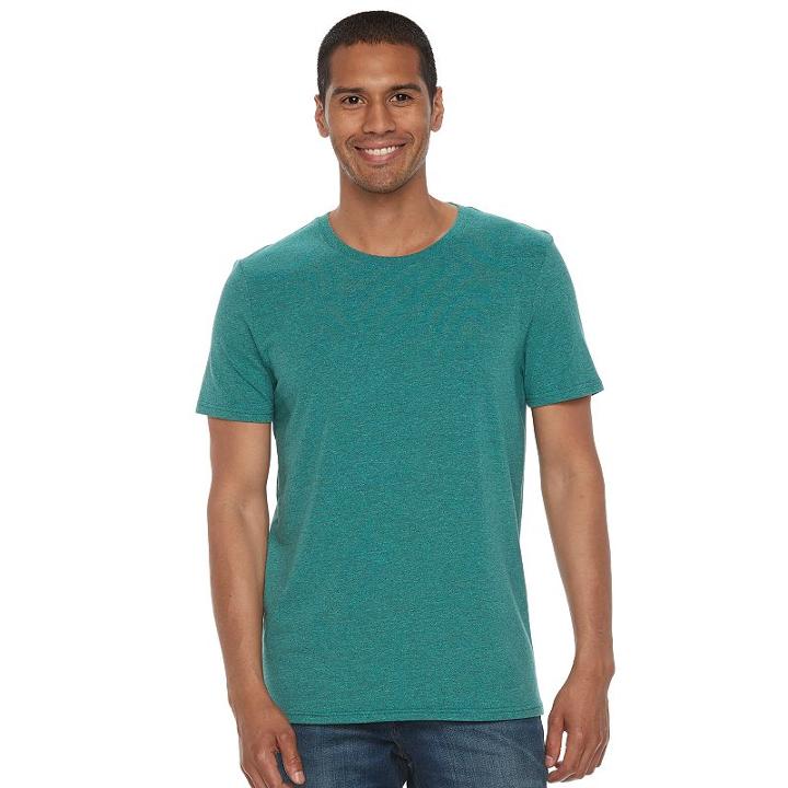 Men's Sonoma Goods For Life&reg; Classic-fit Flexwear Crewneck Tee, Size: Xl, Dark Green