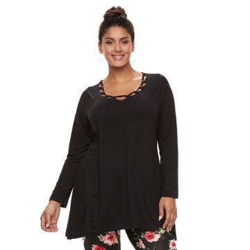 Plus Size French Laundry Embellished Top, Women's, Size: 3xl, Oxford