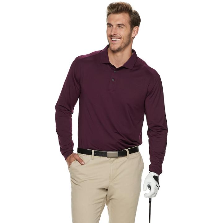 Big & Tall Grand Slam Ultimate Classic-fit Stretch Ventilated Golf Polo, Men's, Size: L Tall, Lt Purple