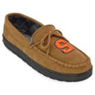 Men's Syracuse Orange Microsuede Moccasins, Size: 13, Brown