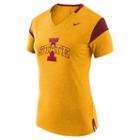 Women's Nike Iowa State Cyclones Fan Top, Size: Medium, Gold