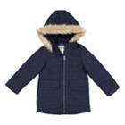 Girls 4-6x Oshkosh B'gosh&reg; Faux-wool Tweed Midweight Jacket, Size: 5-6, Blue (navy)
