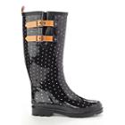Henry Ferrera Dry Way Women's Water-resistant Rain Boots, Size: 6, Black