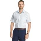 Big & Tall Van Heusen Classic-fit Leaf Button-down Shirt, Men's, Size: 3xl Tall, Blue Other