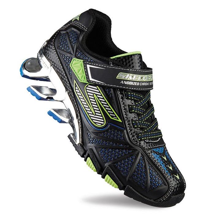 Skechers Mega Blade 2.5 Boys' Athletic Shoes, Boy's, Size: 1, Black
