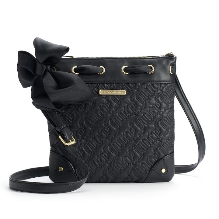 Juicy Couture Sweet Dreams Bow Crossbody Bag, Women's, Black