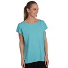 Women's Jockey Sport Free Flow Jersey Tee, Size: Small, Med Green