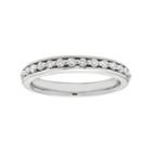 14k White Gold 1/4 Carat T.w. Igl Certified Diamond Wedding Ring, Women's, Size: 6