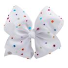 Girls 4-16 Jojo Siwa White Rainbow Rhinestone Bow