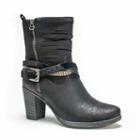 Muk Luks Opal Women's Ankle Boots, Girl's, Size: 6, Black