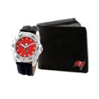 Game Time, Men's Tampa Bay Buccaneers Watch & Wallet Set - Black