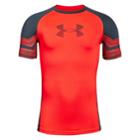 Boys 8-20 Under Armour Graphic Tee, Size: Small, Neon Coral Gray