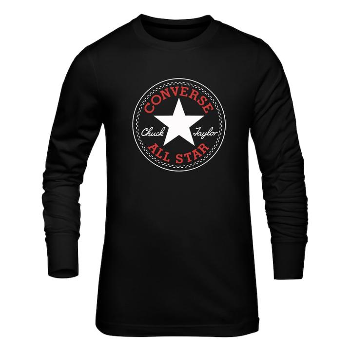 Boys 8-20 Converse Chuck Taylor Patch Tee, Size: Medium, Black