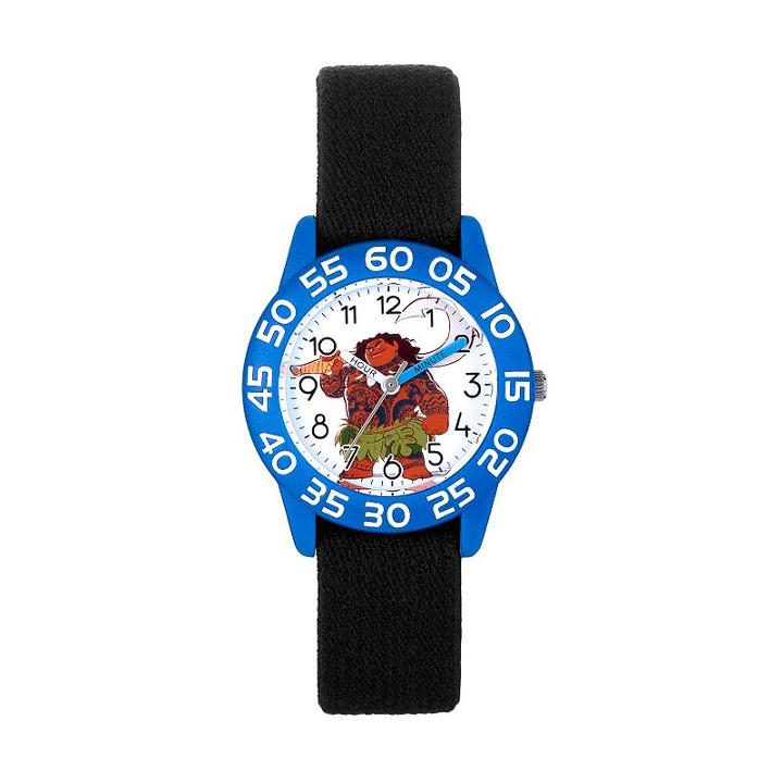 Disney's Moana Maui Kids' Reversible Time Teacher Watch, Men's, Black