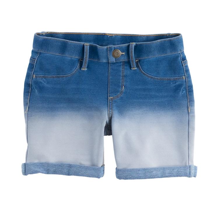 Girls 7-16 & Plus Size So&reg; Rolled Cuff Midi Shorts, Size: 12, Grey