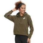 Women's Nike Sportswear Optic Graphic Tape Hoodie, Size: Large, Green