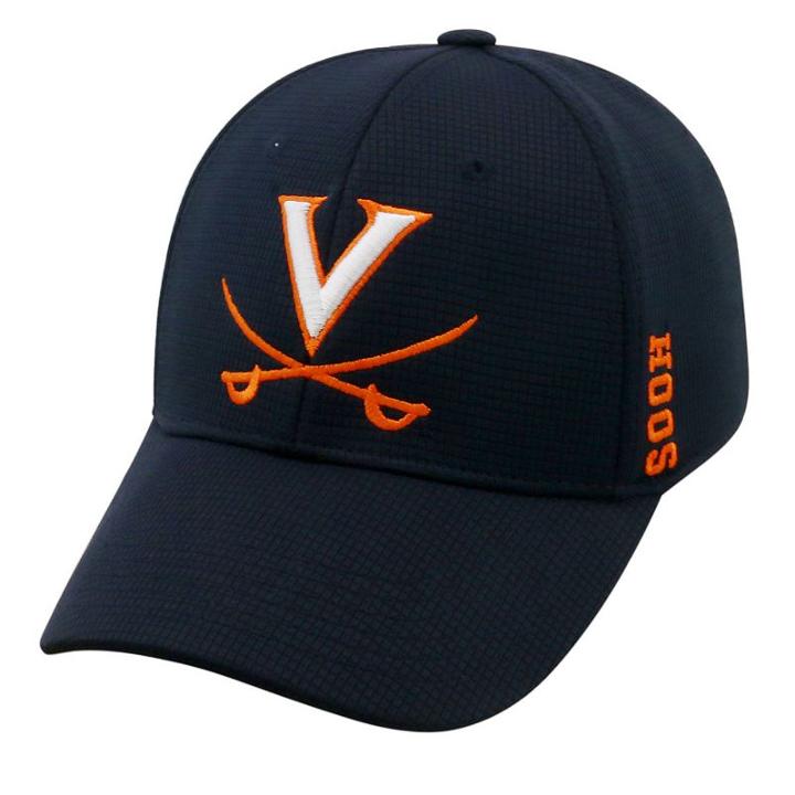 Adult Virginia Cavaliers Booster Plus Memory-fit Cap, Men's, Blue (navy)