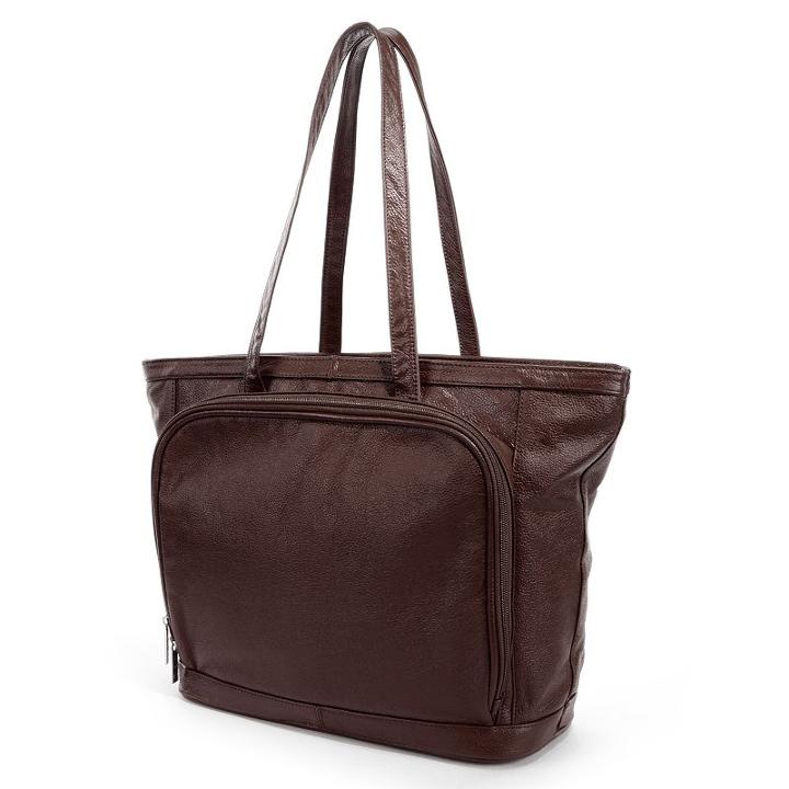 Amerileather Cosmopolitan Leather Tote, Women's