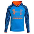 Boys 8-20 Under Armour Performance Hoodie, Size: Large, Mako Blue Magma Orange