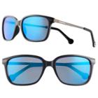 Women's Converse Polarized Mirrored Cat's-eye Sunglasses, Black