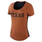 Women's Nike Texas Longhorns Dri-fit Scoopneck Tee, Size: Medium, Orange