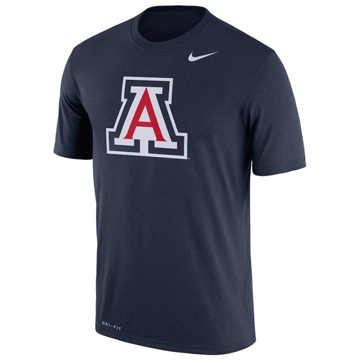 Men's Nike Arizona Wildcats Legend Dri-fit Tee, Size: Medium, Blue (navy)
