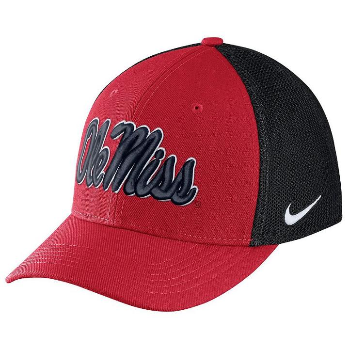 Adult Nike Ole Miss Rebels Aero Classic 99 Flex-fit Cap, Men's, Red