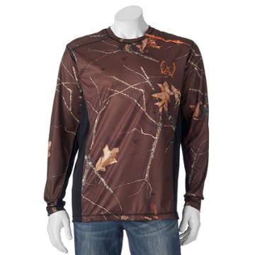 Men's Tallwoods Classic-fit Camo Colorblock Performance Tee, Size: Xxl, Brown