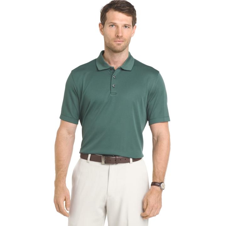 Men's Van Heusen Traveler Air Classic-fit Performance Polo, Size: Xl, Brt Green